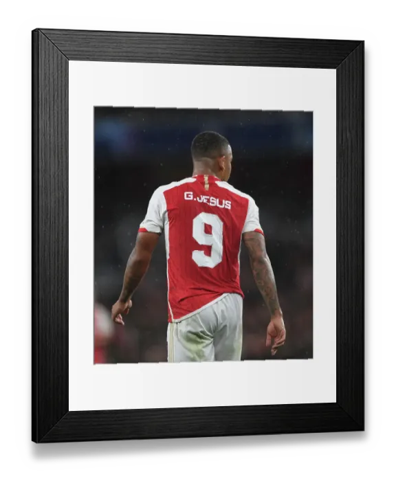 Framed Print : Gabriel Jesus in Action: Arsenal vs PSV Eindhoven, UEFA Champions League 2023 / 24 Framed Print : Gabriel Jesus in Action: Arsenal vs PSV Eindhoven, UEFA Champions League 2023 / 24