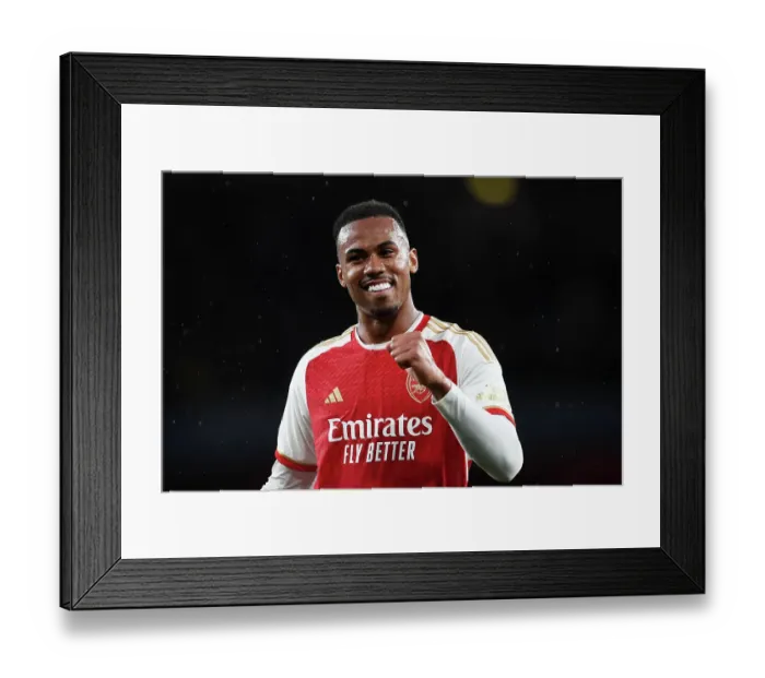 Framed Print : Arsenal's Triumph: Gabriel's Goal Seals Victory Over PSV Eindhoven in Champions League 2023 / 24 Framed Print : Arsenal's Triumph: Gabriel's Goal Seals Victory Over PSV Eindhoven in Champions League 2023 / 24