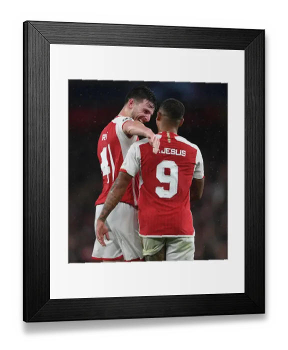 Framed Print : Arsenal's Gabriel Jesus Scores Third Goal vs. PSV Eindhoven in 2023-24 Champions League Framed Print : Arsenal's Gabriel Jesus Scores Third Goal vs. PSV Eindhoven in 2023-24 Champions League