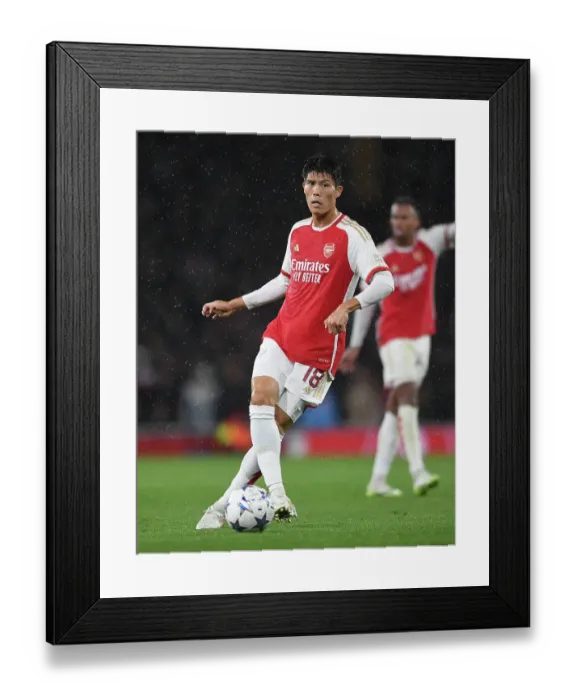 Framed Print : Champions League: Tomiyasu's Brilliant Performance Leads Arsenal Past PSV Eindhoven Framed Print : Champions League: Tomiyasu's Brilliant Performance Leads Arsenal Past PSV Eindhoven