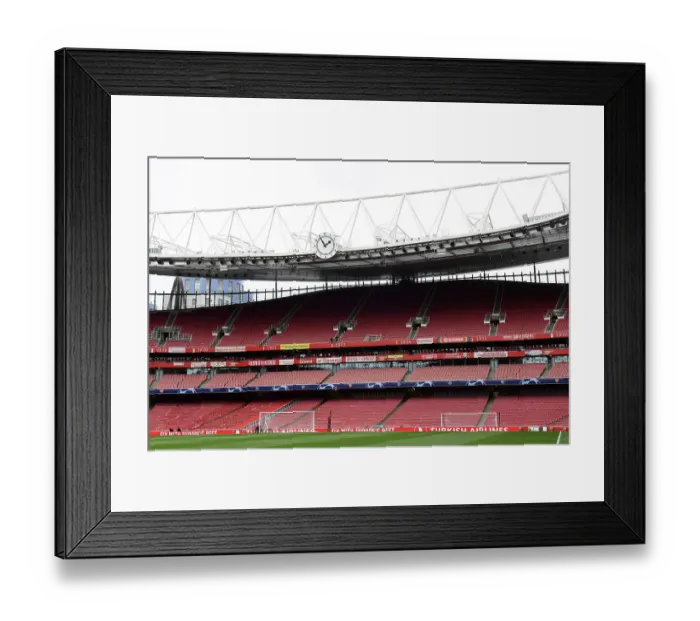 Framed Print : Arsenal FC vs PSV Eindhoven: An Inside Look at Emirates Stadium - UEFA Champions League 2023 / 24 Framed Print : Arsenal FC vs PSV Eindhoven: An Inside Look at Emirates Stadium - UEFA Champions League 2023 / 24