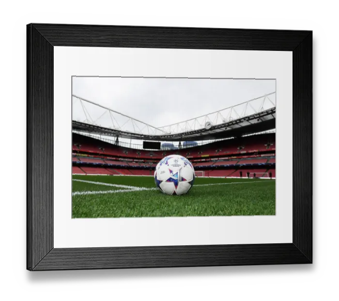Framed Print : Arsenal vs. PSV: UEFA Champions League 2023-24 - Match Ball