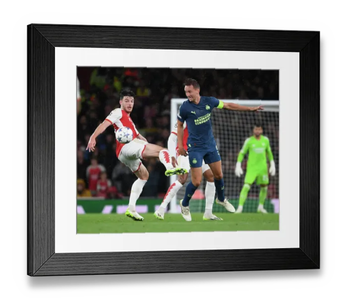 Framed Print : Champions League Showdown: Arsenal vs PSV Eindhoven