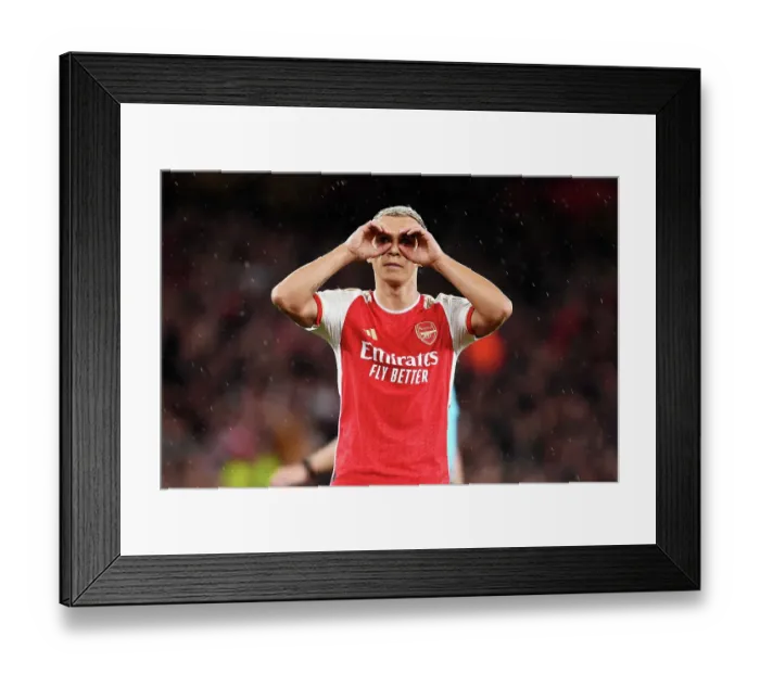 Framed Print : Arsenal's Trossard Scores Brace: Arsenal 2-0 PSV Eindhoven, UEFA Champions League 2023-24 Framed Print : Arsenal's Trossard Scores Brace: Arsenal 2-0 PSV Eindhoven, UEFA Champions League 2023-24