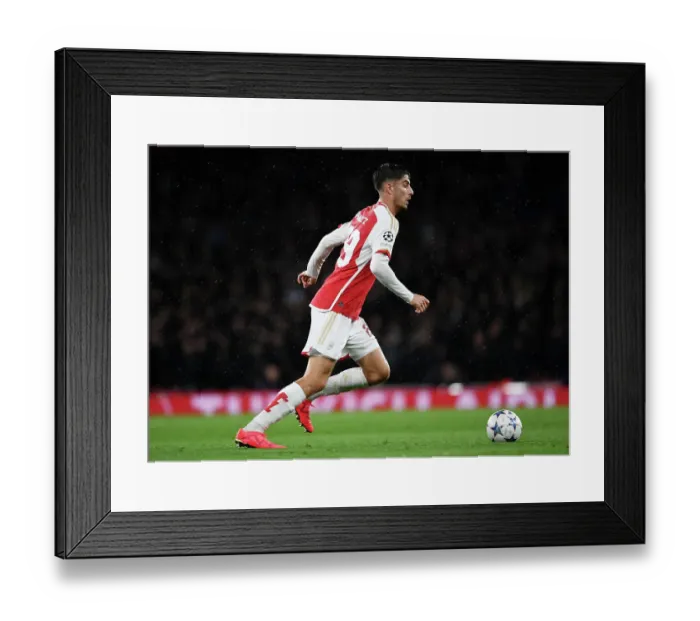 Framed Print : Champions League: Havertz Shines as Arsenal Topple PSV Eindhoven