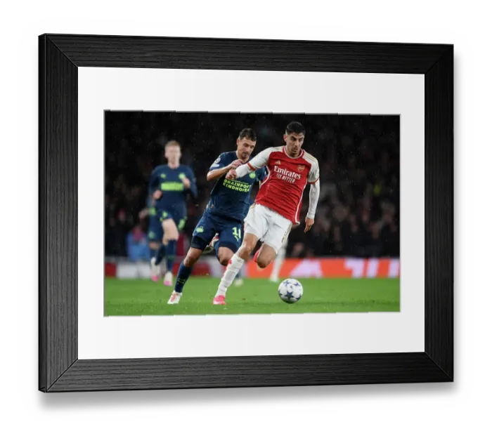 Framed Print : Havertz Shines: Arsenal's Win Against PSV Eindhoven in Champions League at Emirates Stadium Framed Print : Havertz Shines: Arsenal's Win Against PSV Eindhoven in Champions League at Emirates Stadium