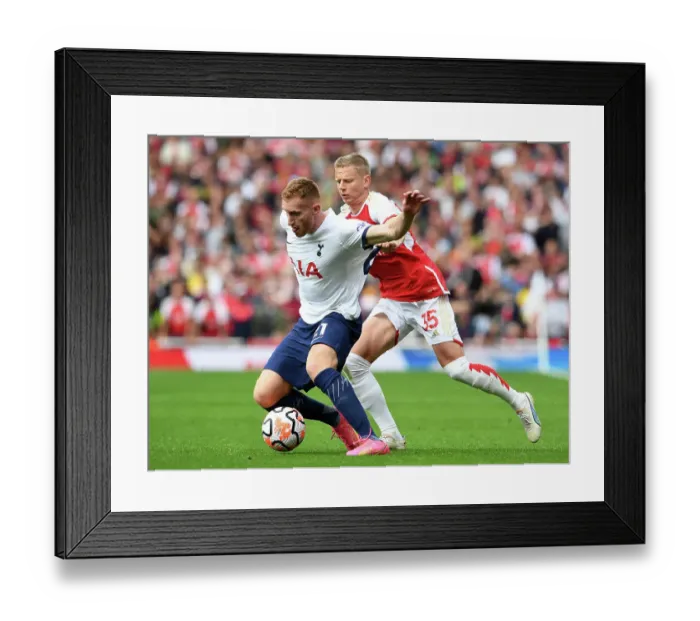 Framed Print : Arsenal vs. Tottenham: Battle for London - Zinchenko vs. Kulusevski Clash (2023-24) Framed Print : Arsenal vs. Tottenham: Battle for London - Zinchenko vs. Kulusevski Clash (2023-24)