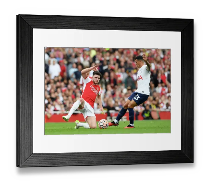 Framed Print : Arsenal vs. Tottenham: A Fight for Control in the 2023-24 Premier League - Battle for Possession