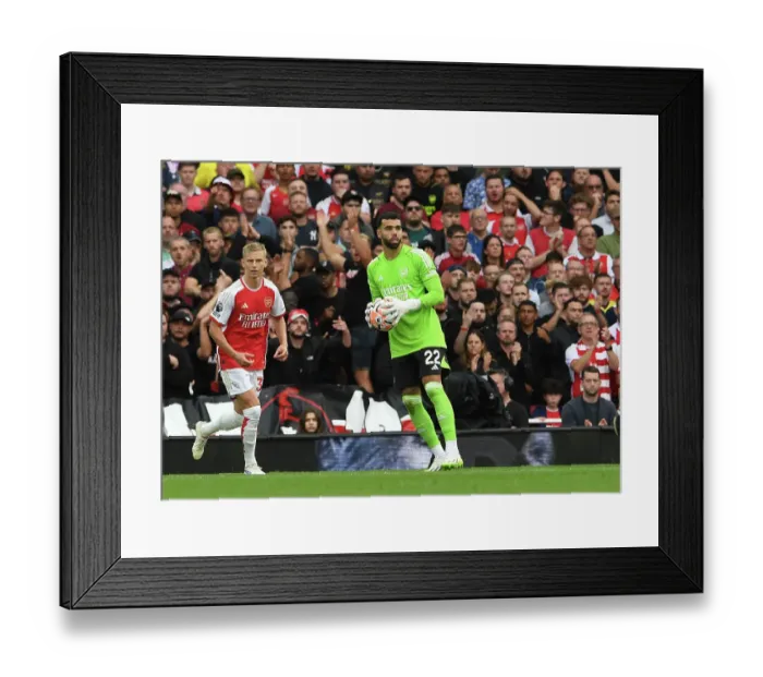 Framed Print : Clash of the London Giants: Arsenal vs. Tottenham - Battle for Supremacy (2023-24)