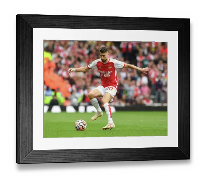 Framed Print : Clash of the London Giants: Arsenal vs. Tottenham in the Premier League (2023-24) - Battle at Emirates