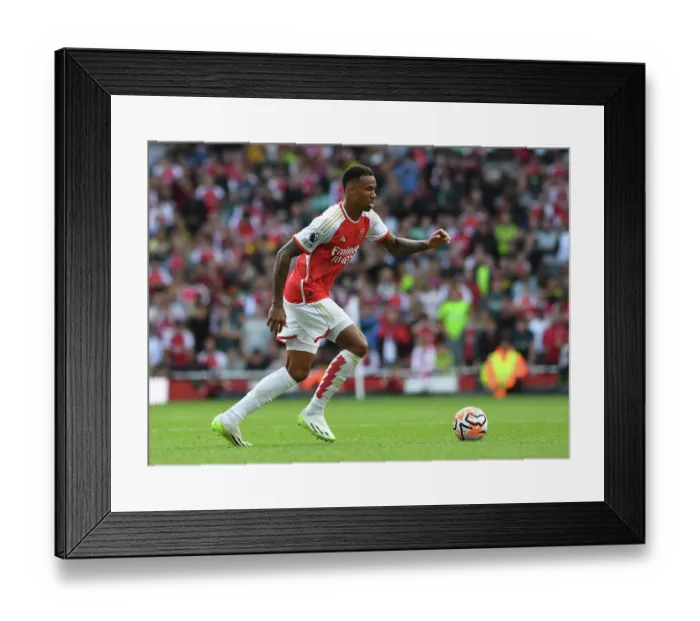 Framed Print : Arsenal's Magalhaes Faces Off Against Tottenham in the Intense 2023-24 Premier League Clash Framed Print : Arsenal's Magalhaes Faces Off Against Tottenham in the Intense 2023-24 Premier League Clash