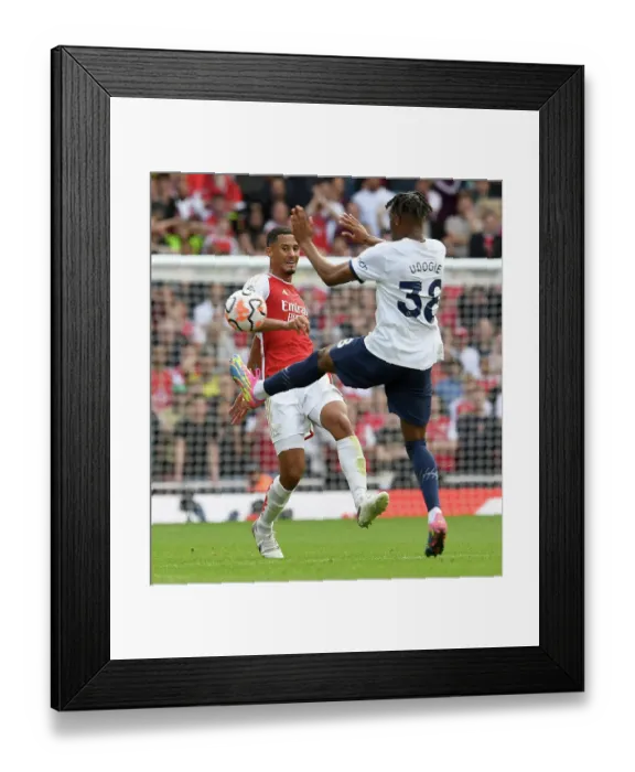 Framed Print : Battle for Possession: Arsenal vs. Tottenham, Premier League 2023-24