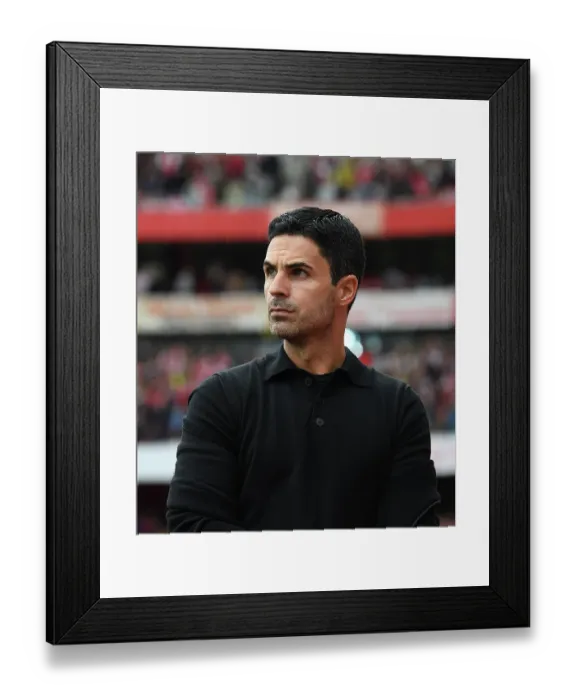 Framed Print : Arsenal's Mikel Arteta Ahead of Arsenal v Tottenham Premier League Clash (2023-24) Framed Print : Arsenal's Mikel Arteta Ahead of Arsenal v Tottenham Premier League Clash (2023-24)