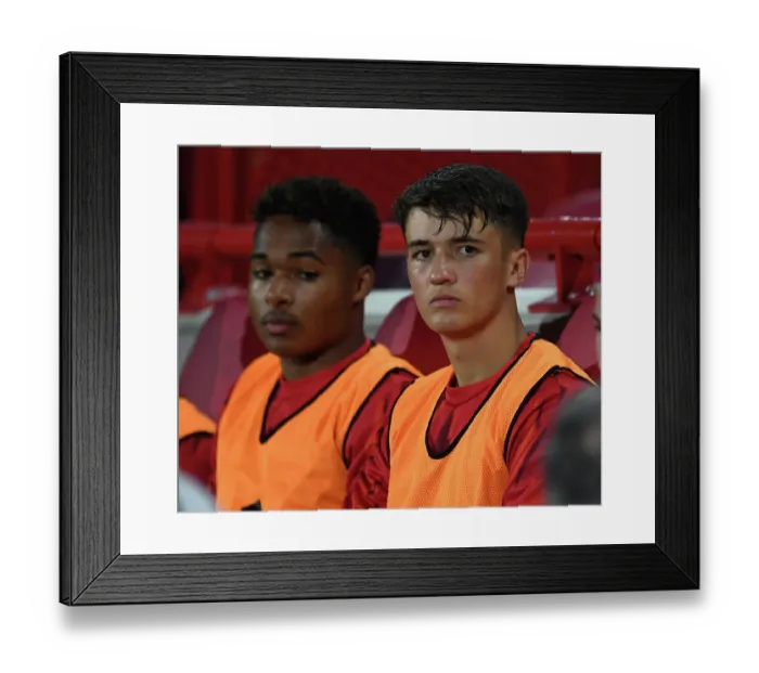 Framed Print : Arsenal's Bench: Ready for Carabao Cup Showdown against Brentford