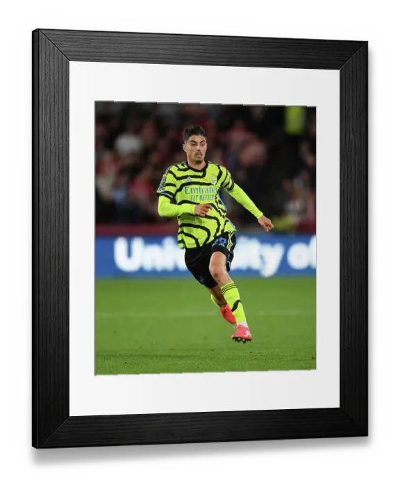 Framed Print : Brentford vs Arsenal: Kai Havertz Shines in Carabao Cup Clash