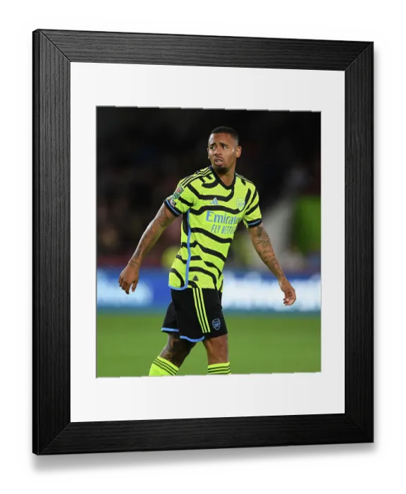 Framed Print : Gabriel Jesus Strikes: Arsenal's Triumph Over Brentford in 2023-24 Carabao Cup Framed Print : Gabriel Jesus Strikes: Arsenal's Triumph Over Brentford in 2023-24 Carabao Cup