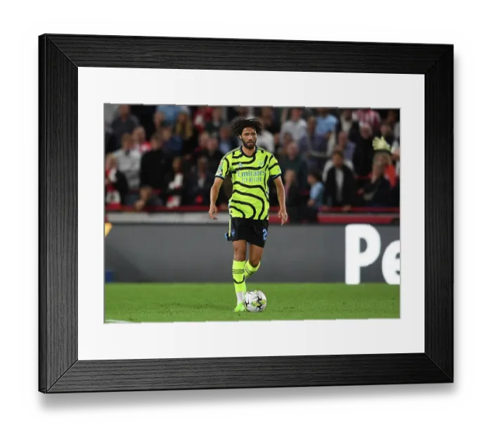 Framed Print : Mohamed Elneny in Action: Arsenal's Midfield Maestro Shines in Carabao Cup Clash Against Brentford Framed Print : Mohamed Elneny in Action: Arsenal's Midfield Maestro Shines in Carabao Cup Clash Against Brentford