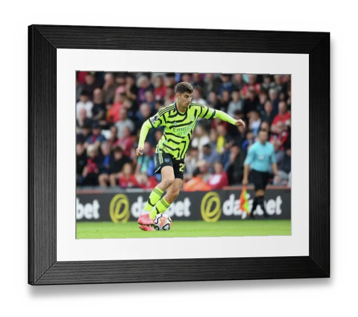 Framed Print : Arsenal's Kai Havertz in Action against AFC Bournemouth in the 2023-24 Premier League Framed Print : Arsenal's Kai Havertz in Action against AFC Bournemouth in the 2023-24 Premier League