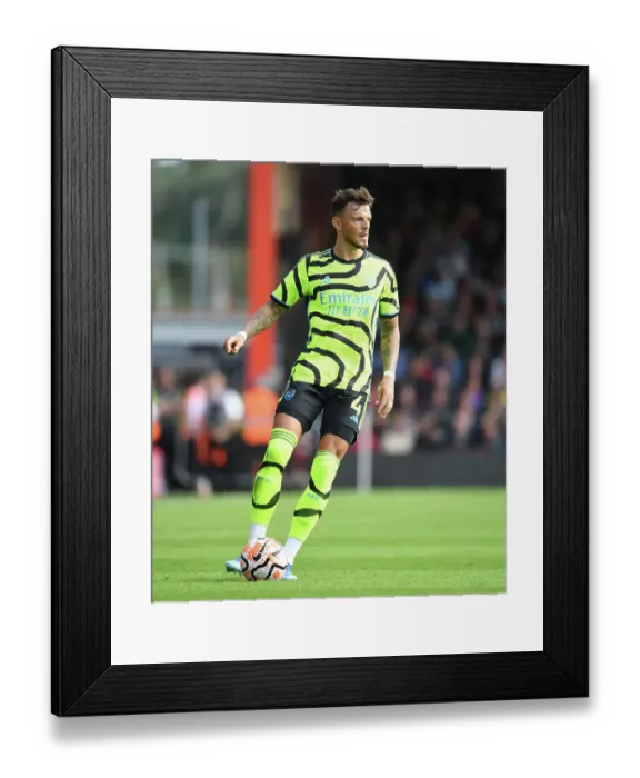 Framed Print : Arsenal's Ben White in Action against AFC Bournemouth in the 2023-24 Premier League Framed Print : Arsenal's Ben White in Action against AFC Bournemouth in the 2023-24 Premier League