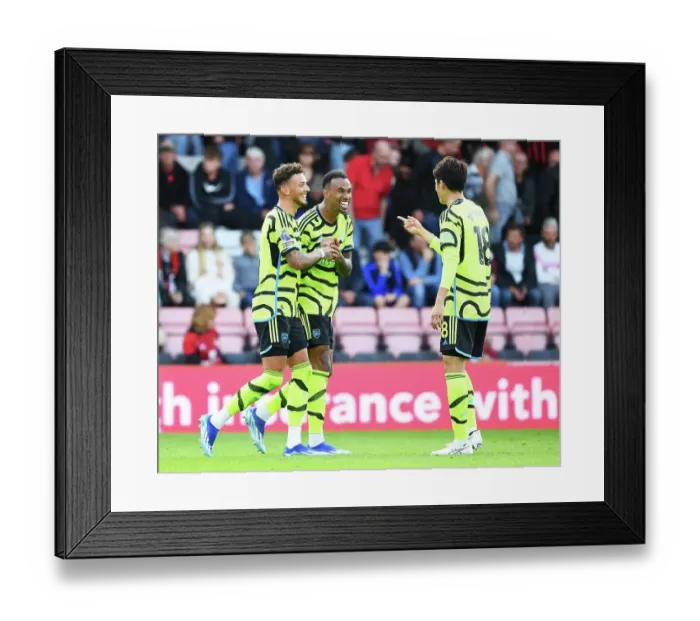 Framed Print : Arsenal's Ben White Scores Fourth Goal in AFC Bournemouth Victory: 2023-24 Premier League Framed Print : Arsenal's Ben White Scores Fourth Goal in AFC Bournemouth Victory: 2023-24 Premier League
