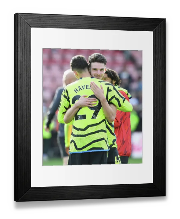 Framed Print : Havertz Scores Dramatic Late Winner: AFC Bournemouth vs. Arsenal FC, 2023-24 Premier League