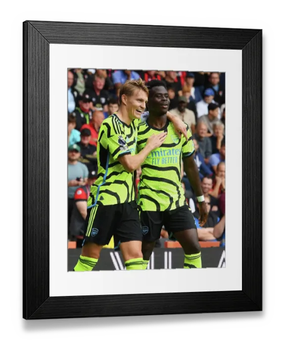 Framed Print : Saka Scores First Arsenal Goal: AFC Bournemouth 0-1 Arsenal, Premier League 2023-24 Framed Print : Saka Scores First Arsenal Goal: AFC Bournemouth 0-1 Arsenal, Premier League 2023-24
