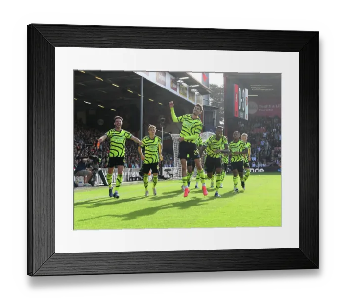 Framed Print : Arsenal's Kai Havertz Scores Third Goal vs. AFC Bournemouth in 2023-24 Premier League