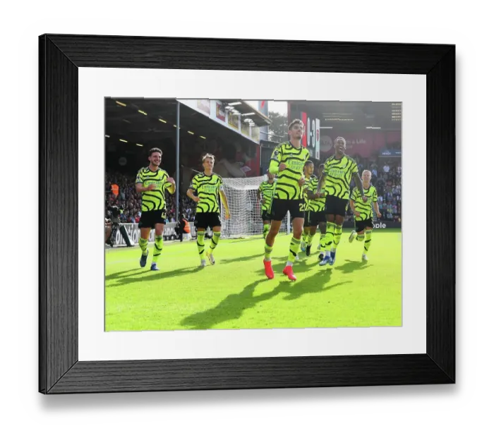 Framed Print : Havertz Scores Penalty: Arsenal's Victory over AFC Bournemouth (2023-24)
