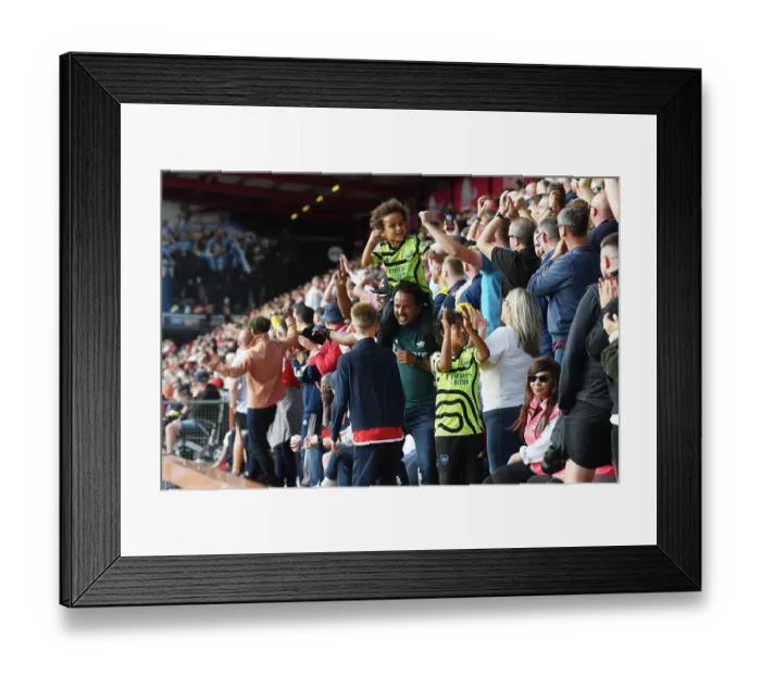 Framed Print : Arsenal Fans Euphoric Celebration: AFC Bournemouth vs Arsenal, Premier League 2023-24 Framed Print : Arsenal Fans Euphoric Celebration: AFC Bournemouth vs Arsenal, Premier League 2023-24