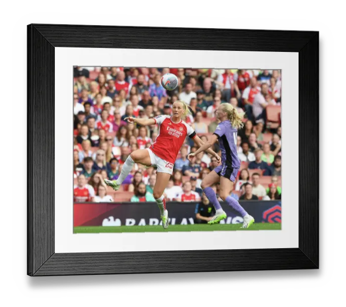 Framed Print : Arsenal vs Liverpool: Women's Super League Clash at Emirates Stadium Framed Print : Arsenal vs Liverpool: Women's Super League Clash at Emirates Stadium