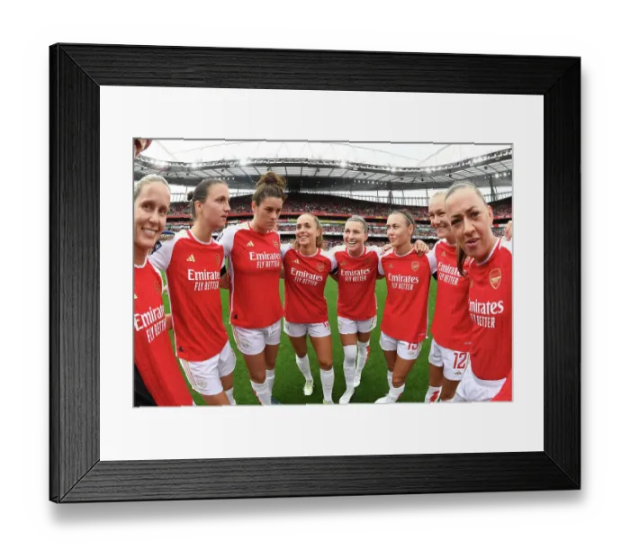 Framed Print : Arsenal FC v Liverpool FC - Barclays Women´s Super League Arsenal FC v Liverpool FC - Barclays Women´s Super League