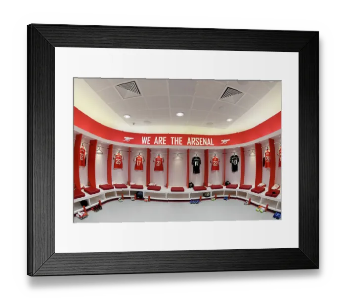 Framed Print : Behind the Scenes: Arsenal FC Women's Dressing Room Before Liverpool FC Clash at Emirates Stadium Framed Print : Behind the Scenes: Arsenal FC Women's Dressing Room Before Liverpool FC Clash at Emirates Stadium