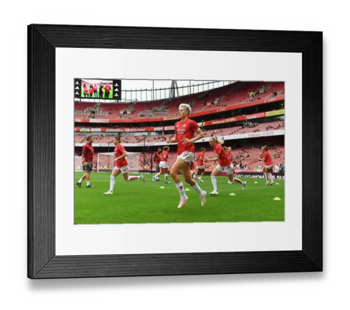 Framed Print : Arsenal Women vs Liverpool: Barclays Super League Showdown at Emirates Stadium - Lina Hurtig Gears Up Framed Print : Arsenal Women vs Liverpool: Barclays Super League Showdown at Emirates Stadium - Lina Hurtig Gears Up