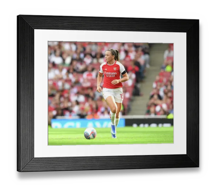 Framed Print : Arsenal FC vs Liverpool FC: Showdown in the Barclays Women's Super League at Emirates Stadium (2023-24)