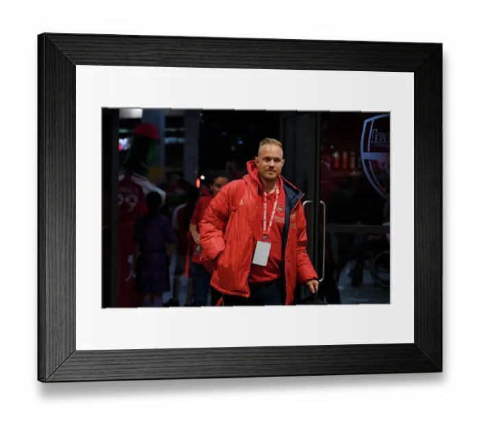 Framed Print : Jonas Eidevall's Debut: Arsenal Women Take on Liverpool Women at Emiras Stadium in Barclays Super League Framed Print : Jonas Eidevall's Debut: Arsenal Women Take on Liverpool Women at Emiras Stadium in Barclays Super League