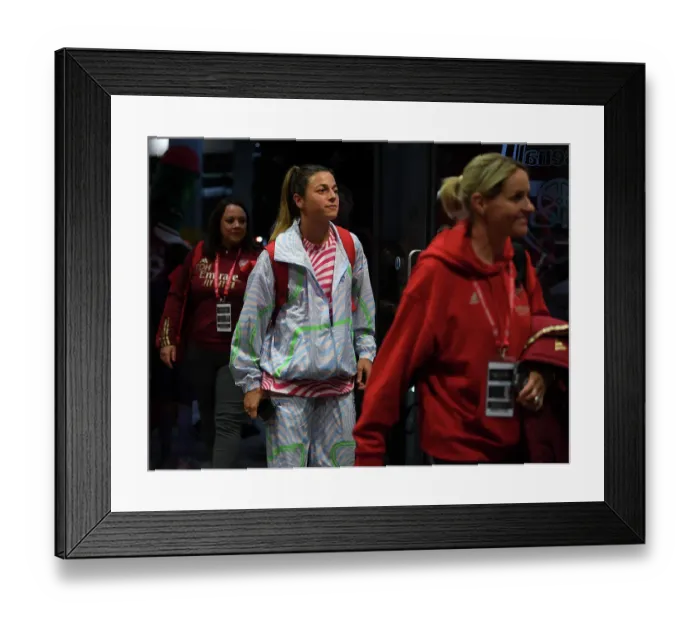 Framed Print : Arsenal FC vs Liverpool FC: Sabrina D'Angelo Pre-Match - Barclays Women's Super League 2023-24
