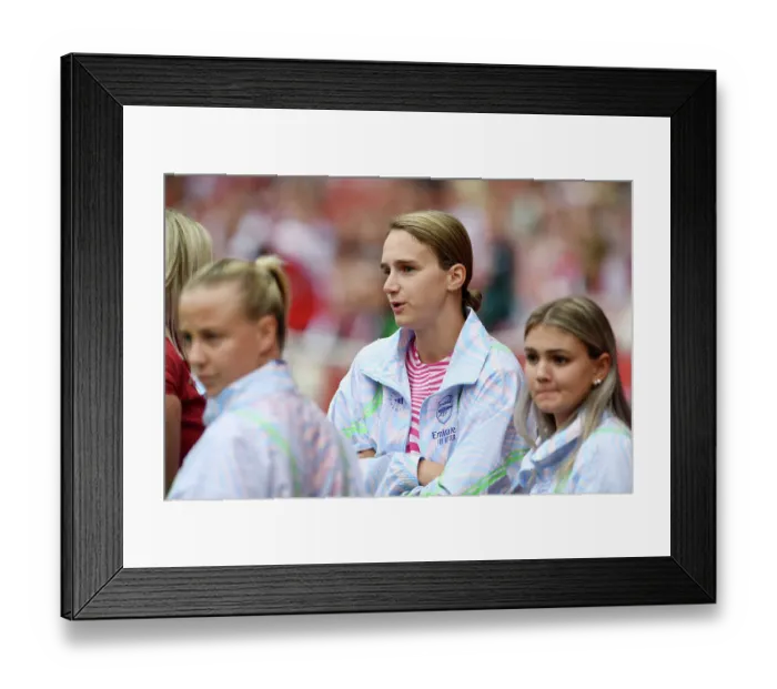 Framed Print : Arsenal's Viviane Miedema: Unwavering Determination Ahead of Arsenal Women vs. Liverpool Women (2023-24 Barclays Women's Super League) Framed Print : Arsenal's Viviane Miedema: Unwavering Determination Ahead of Arsenal Women vs. Liverpool Women (2023-24 Barclays Women's Super League)