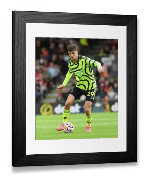 Framed Print : Arsenal's Kai Havertz Shines in AFC Bournemouth Clash (2023-24 Premier League)