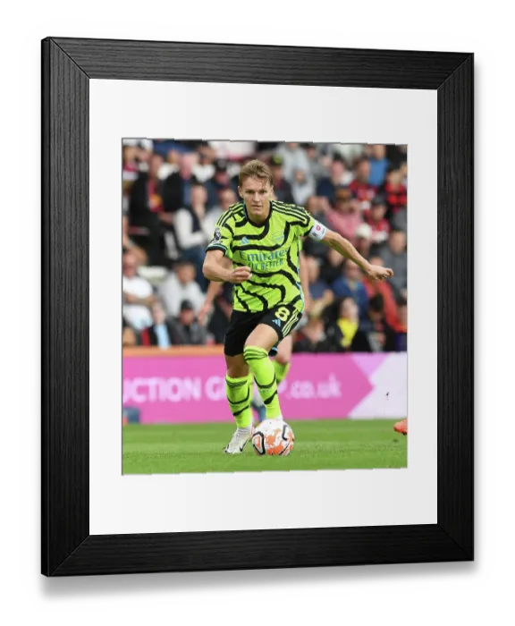 Framed Print : Martin Odegaard Shines: Arsenal's Midfield Genius Guides Team to Premier League Win Against AFC Bournemouth Framed Print : Martin Odegaard Shines: Arsenal's Midfield Genius Guides Team to Premier League Win Against AFC Bournemouth