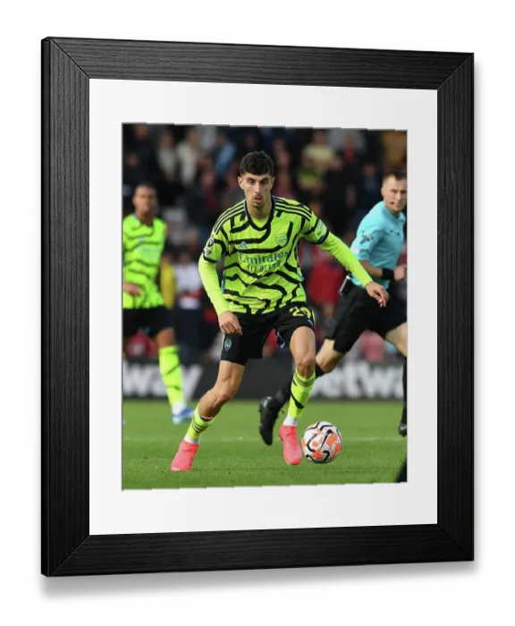 Framed Print : Arsenal's Kai Havertz Shines in AFC Bournemouth vs Arsenal FC Premier League Clash (2023-24)