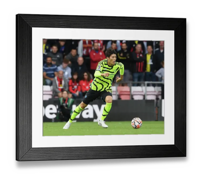 Framed Print : Arsenal's Tomiyasu Shines: AFC Bournemouth vs Arsenal, 2023-24 Premier League Framed Print : Arsenal's Tomiyasu Shines: AFC Bournemouth vs Arsenal, 2023-24 Premier League
