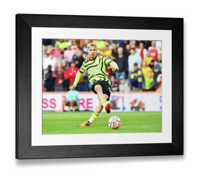Framed Print : Arsenal's Emile Smith Rowe Scores at AFC Bournemouth, Premier League 2023-24 Framed Print : Arsenal's Emile Smith Rowe Scores at AFC Bournemouth, Premier League 2023-24