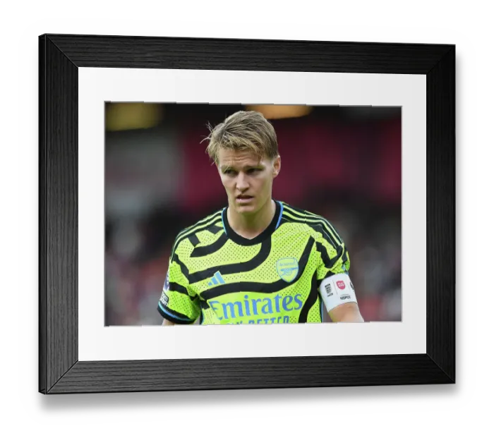 Framed Print : Arsenal's Martin Odegaard Shines: Gunners Overpower AFC Bournemouth in 2023-24 Premier League Framed Print : Arsenal's Martin Odegaard Shines: Gunners Overpower AFC Bournemouth in 2023-24 Premier League