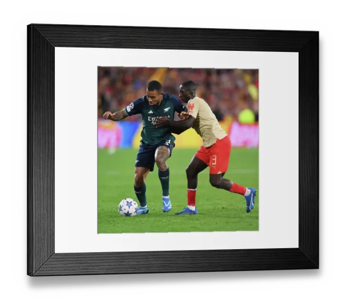 Framed Print : Arsenal vs RC Lens: UEFA Champions League Showdown at Stade Bollaert-Delelis (October 2023)