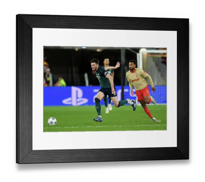 Framed Print : Champions Collide: Arsenal vs RC Lens in the UEFA Champions League at Stade Bollaert-Delelis (2023 / 24) Framed Print : Champions Collide: Arsenal vs RC Lens in the UEFA Champions League at Stade Bollaert-Delelis (2023 / 24)