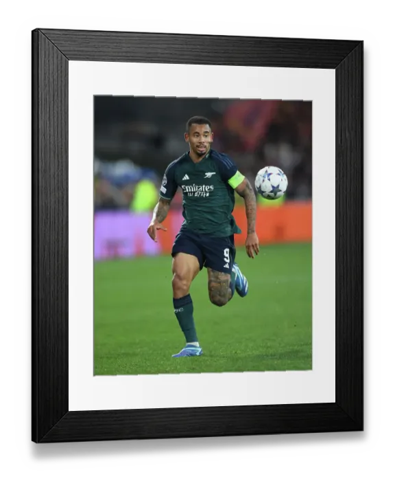 Framed Print : Arsenal's Gabriel Jesus Shines in Exciting UEFA Champions League Clash against RC Lens, 2023 / 24 Framed Print : Arsenal's Gabriel Jesus Shines in Exciting UEFA Champions League Clash against RC Lens, 2023 / 24