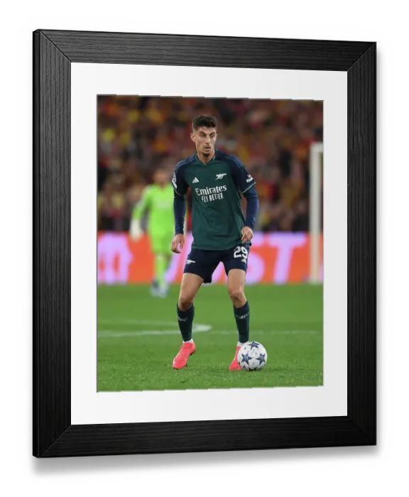 Framed Print : Havertz Shines: Arsenal's Dominant Display against RC Lens in the 2023-24 UEFA Champions League
