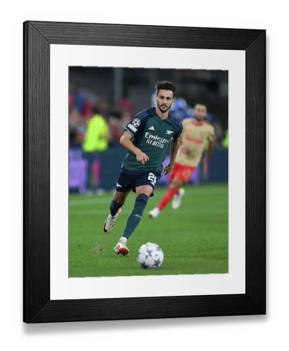 Framed Print : Fabio Vieira in Action: Arsenal vs. RC Lens, UEFA Champions League 2023 / 24 Framed Print : Fabio Vieira in Action: Arsenal vs. RC Lens, UEFA Champions League 2023 / 24