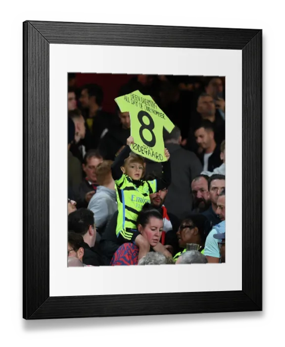 Framed Print : Young Arsenal Fan's Anticipation: RC Lens vs. Arsenal, UEFA Champions League 2023 / 24 Framed Print : Young Arsenal Fan's Anticipation: RC Lens vs. Arsenal, UEFA Champions League 2023 / 24