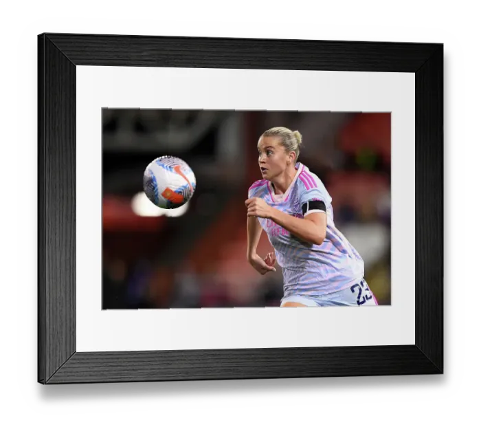 Framed Print : 2023-24 Barclays WSL Showdown: Manchester United vs. Arsenal FC - A Battle of Titans Framed Print : 2023-24 Barclays WSL Showdown: Manchester United vs. Arsenal FC - A Battle of Titans